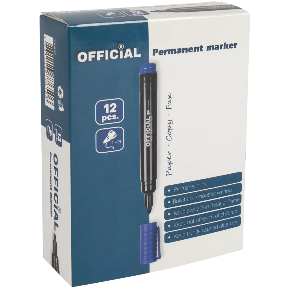 Permanentni marker Official, moder