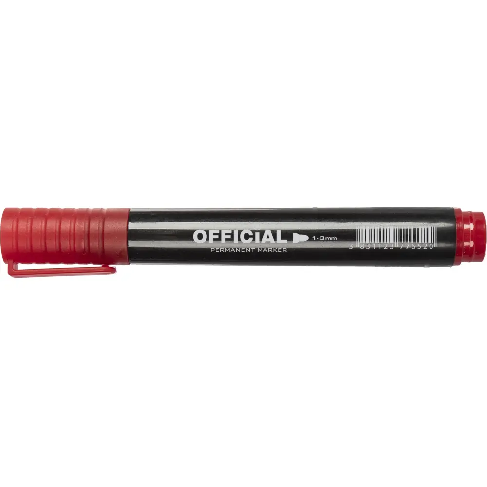 Permanentni marker Official, rdeč
