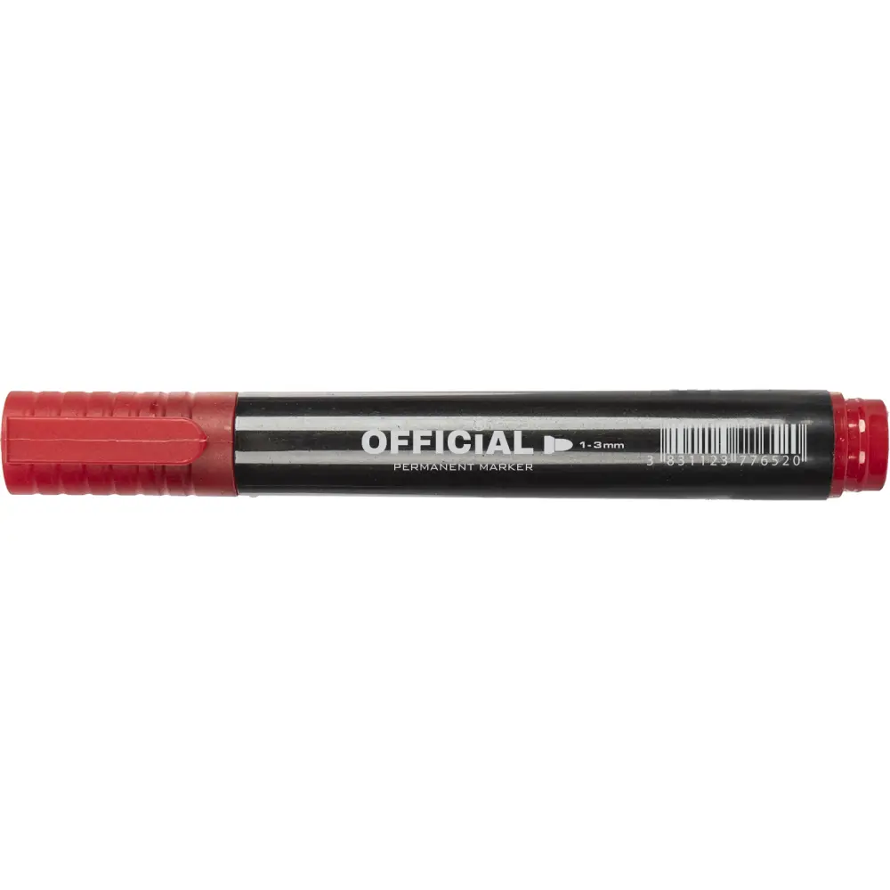 Permanentni marker Official, rdeč