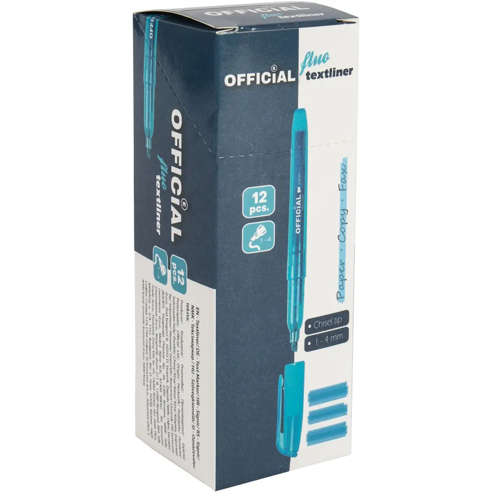 Označevalec besedila Official, moder