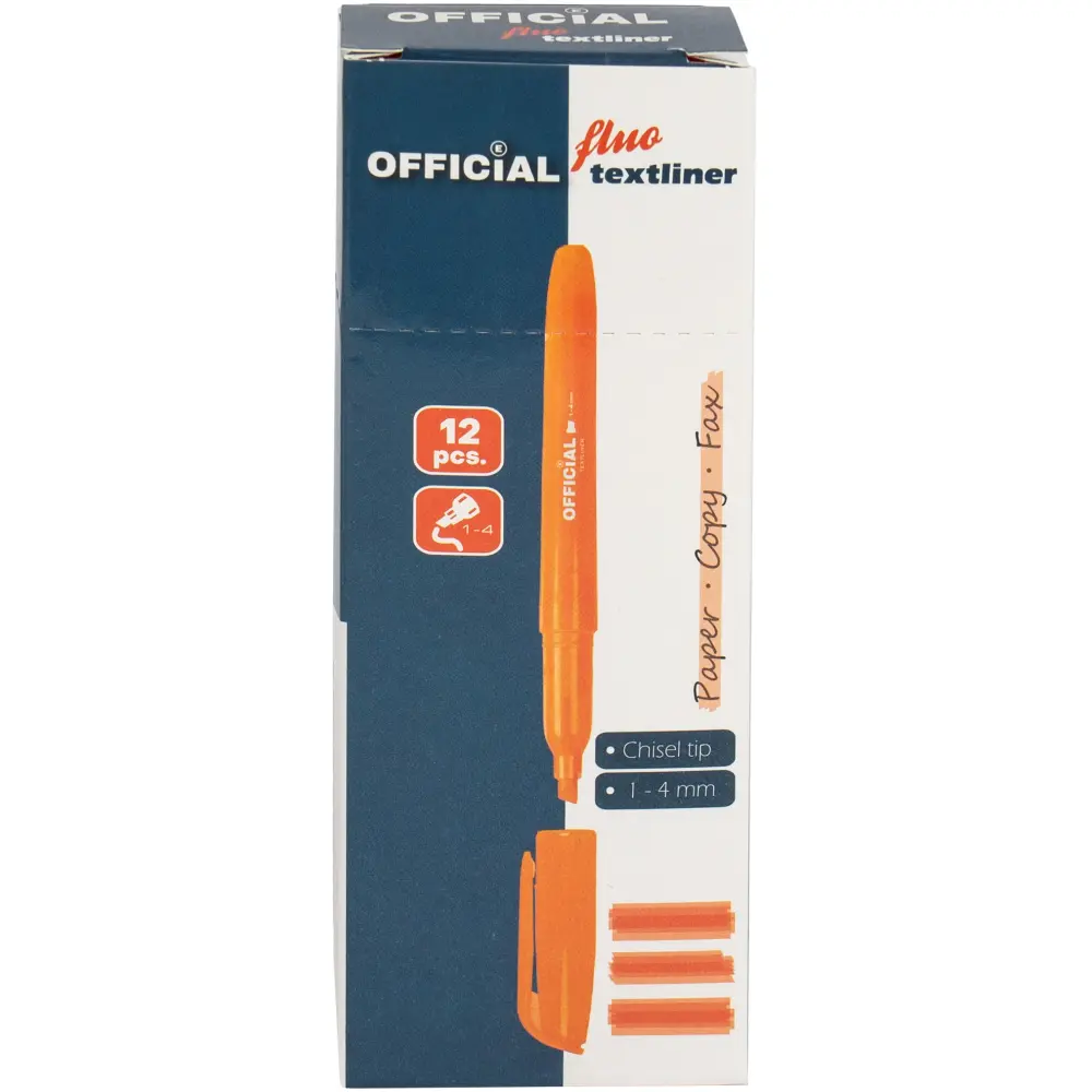 Označevalec besedila Official, oranžen