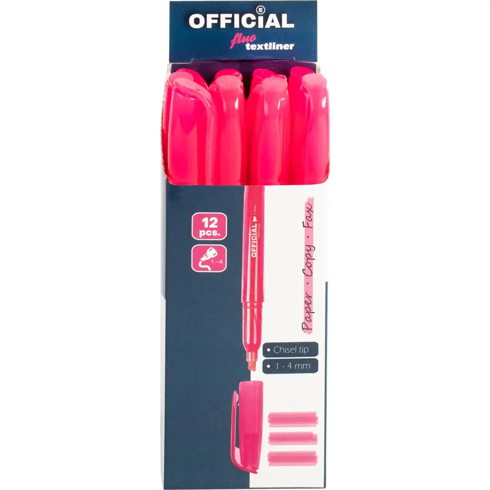 Označevalec besedila Official, roza