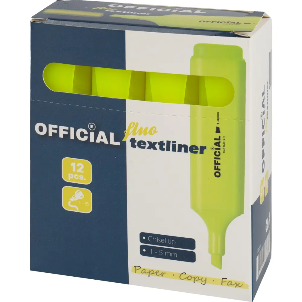 Označevalec besedila Official, rumen