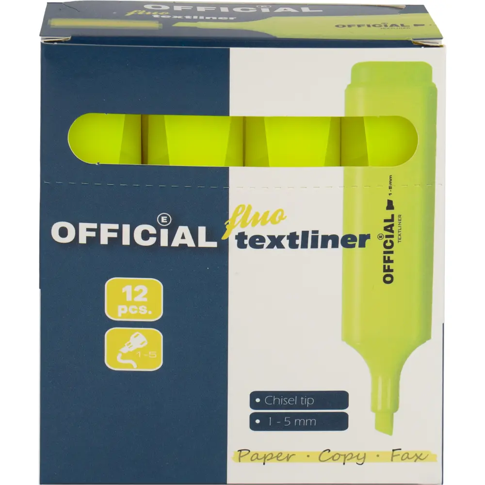 Označevalec besedila Official, rumen