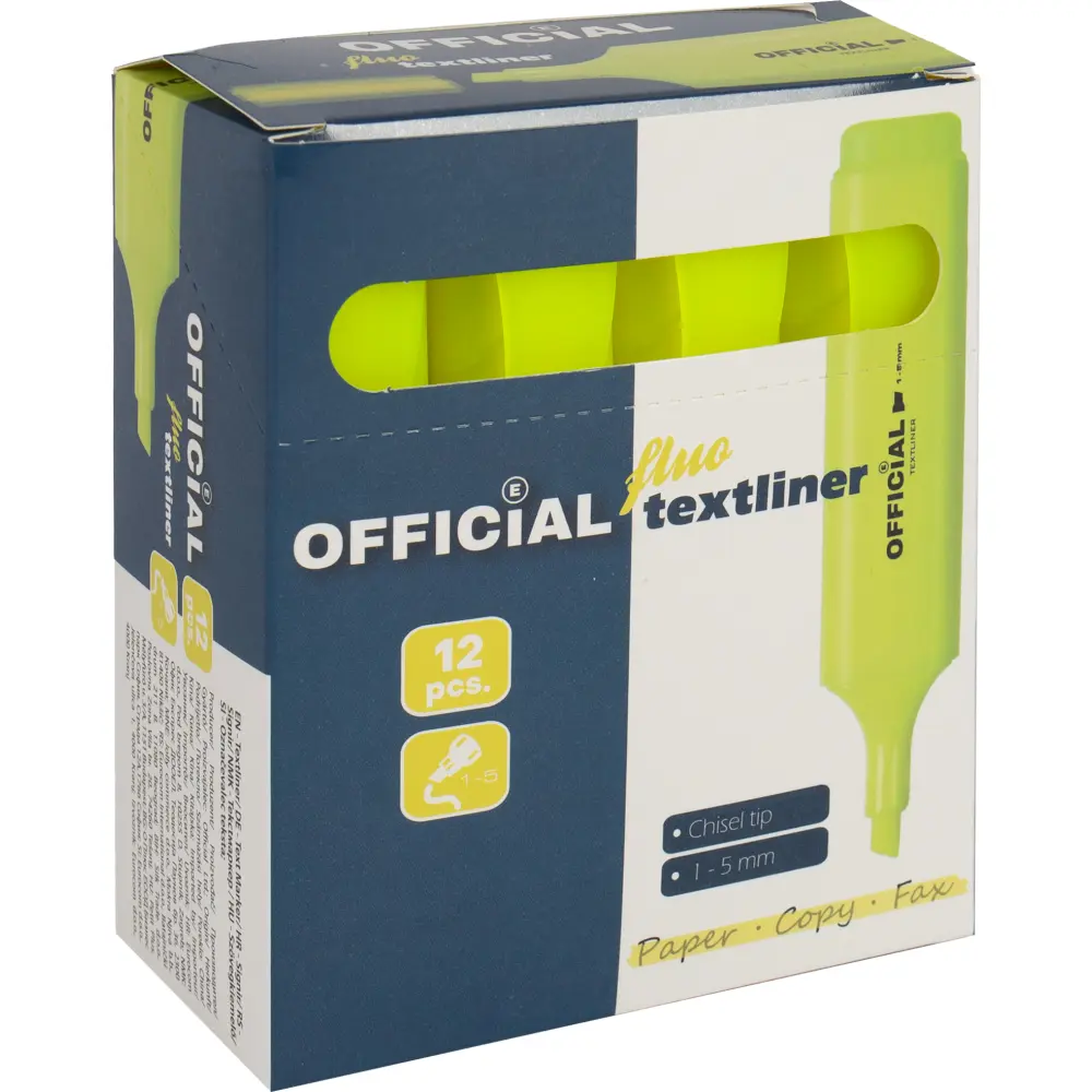 Označevalec besedila Official, rumen