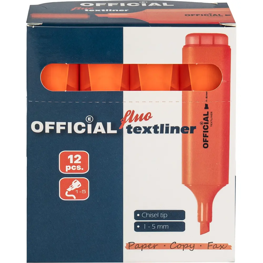 Označevalec besedila Official, oranžen