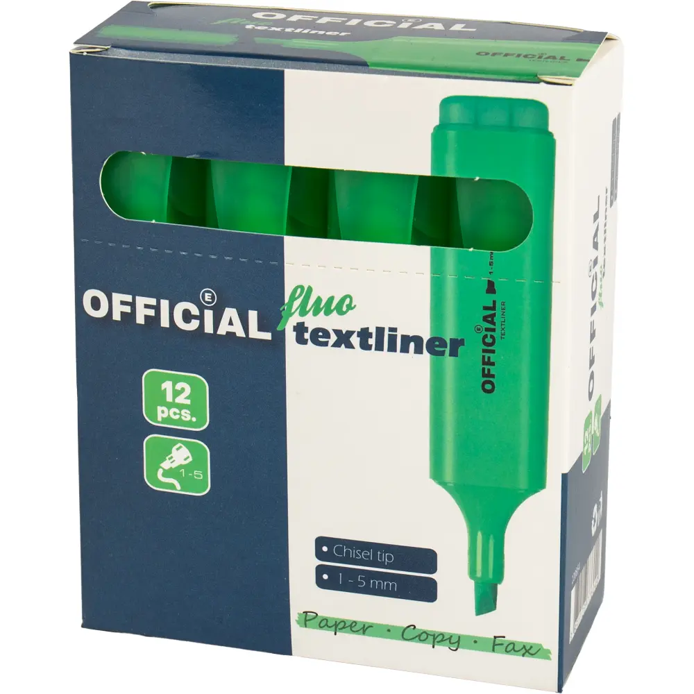 Označevalec besedila Official, zelen