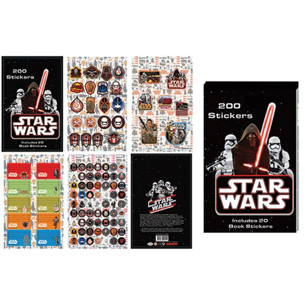 STICKER BOOK WITH 200 STICKER, INCLUDING