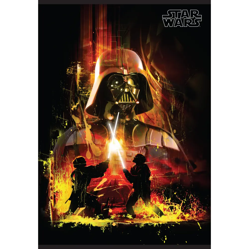 Zvezek Star wars A4 mali karo