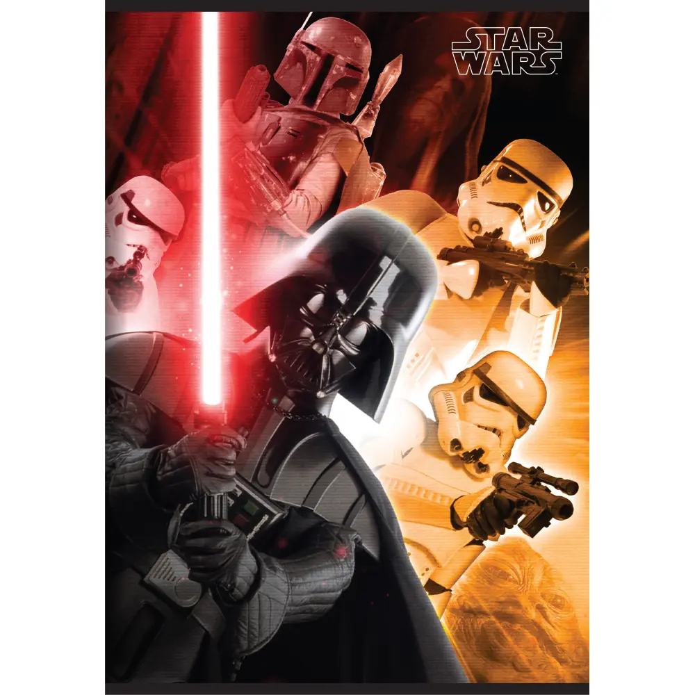 Zvezek Star wars A4 mali karo