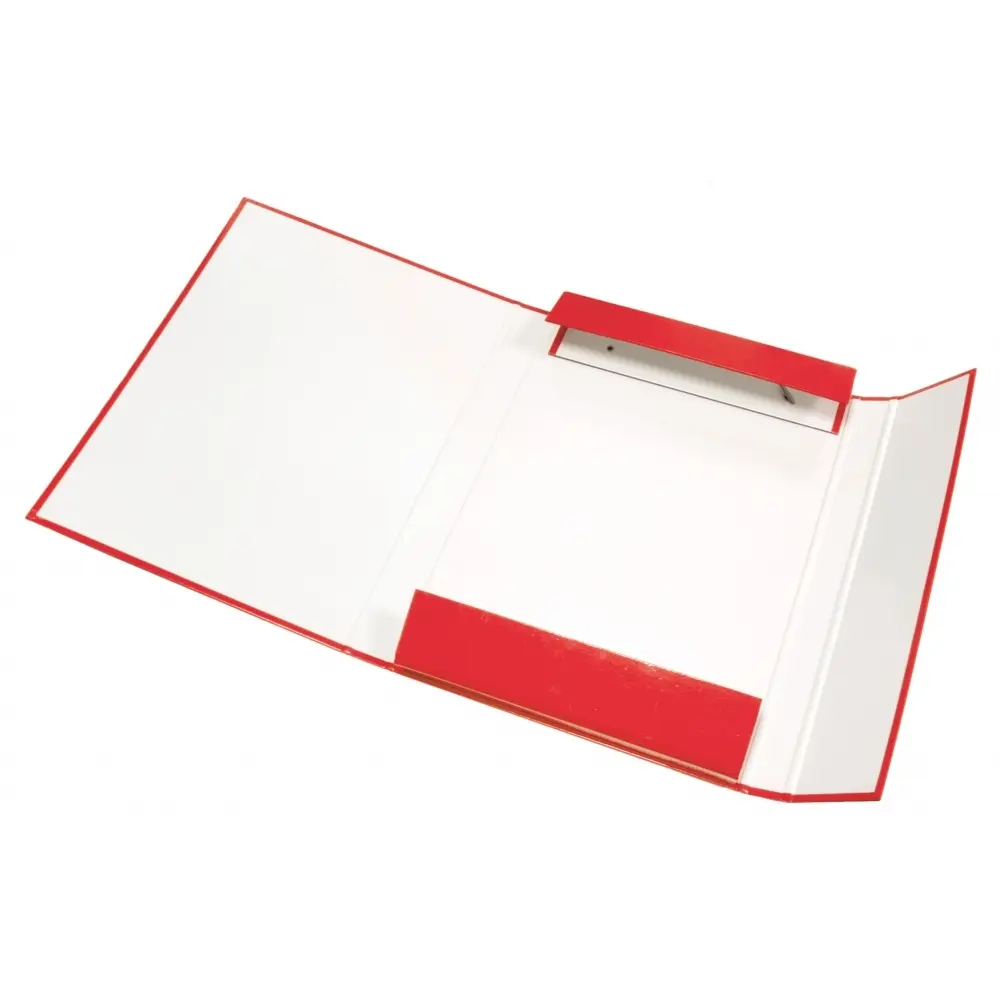 Mapa - škatla za zvezke z elastiko rdeča