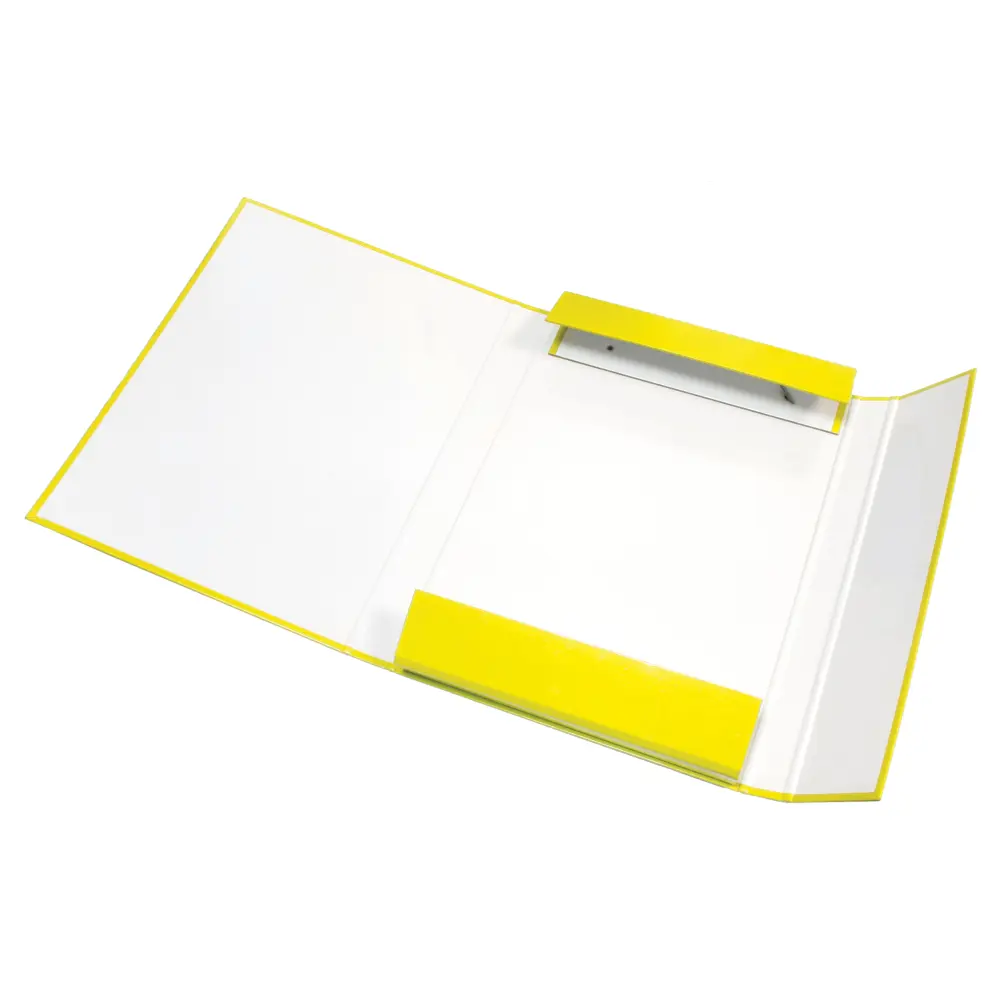 Mapa -škatla za zvezke z elastiko rumena