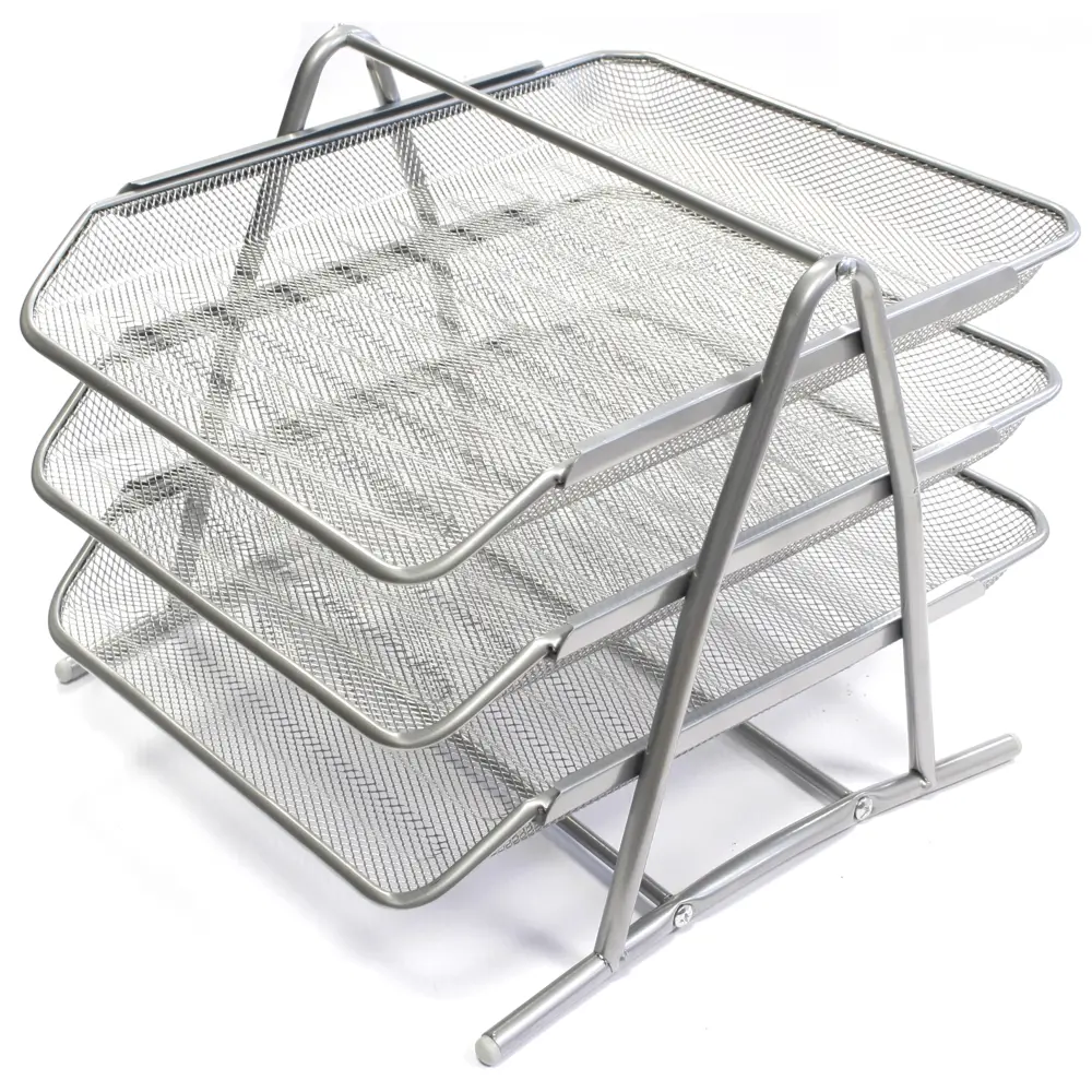 Kov. kaseta za papir 3-del Optima srebrn