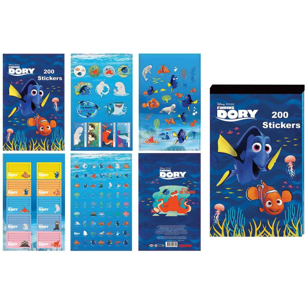 KNJIGA ETIKET FINDING DORY 200 KOS