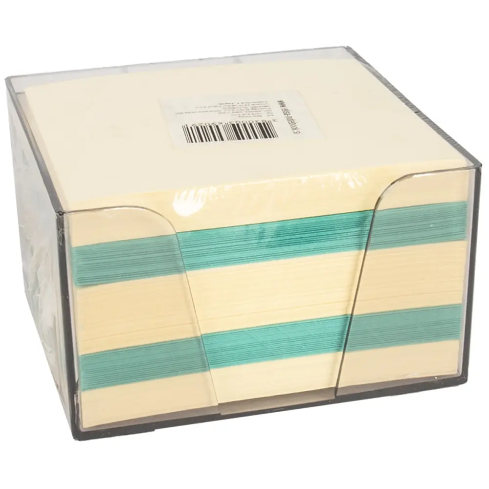 Kocka papirna v stojalu barvna 10x8,5x6