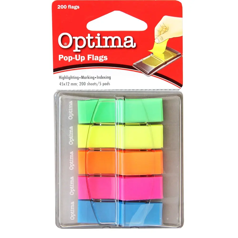 Samolepilni označevalci strani OPTIMA