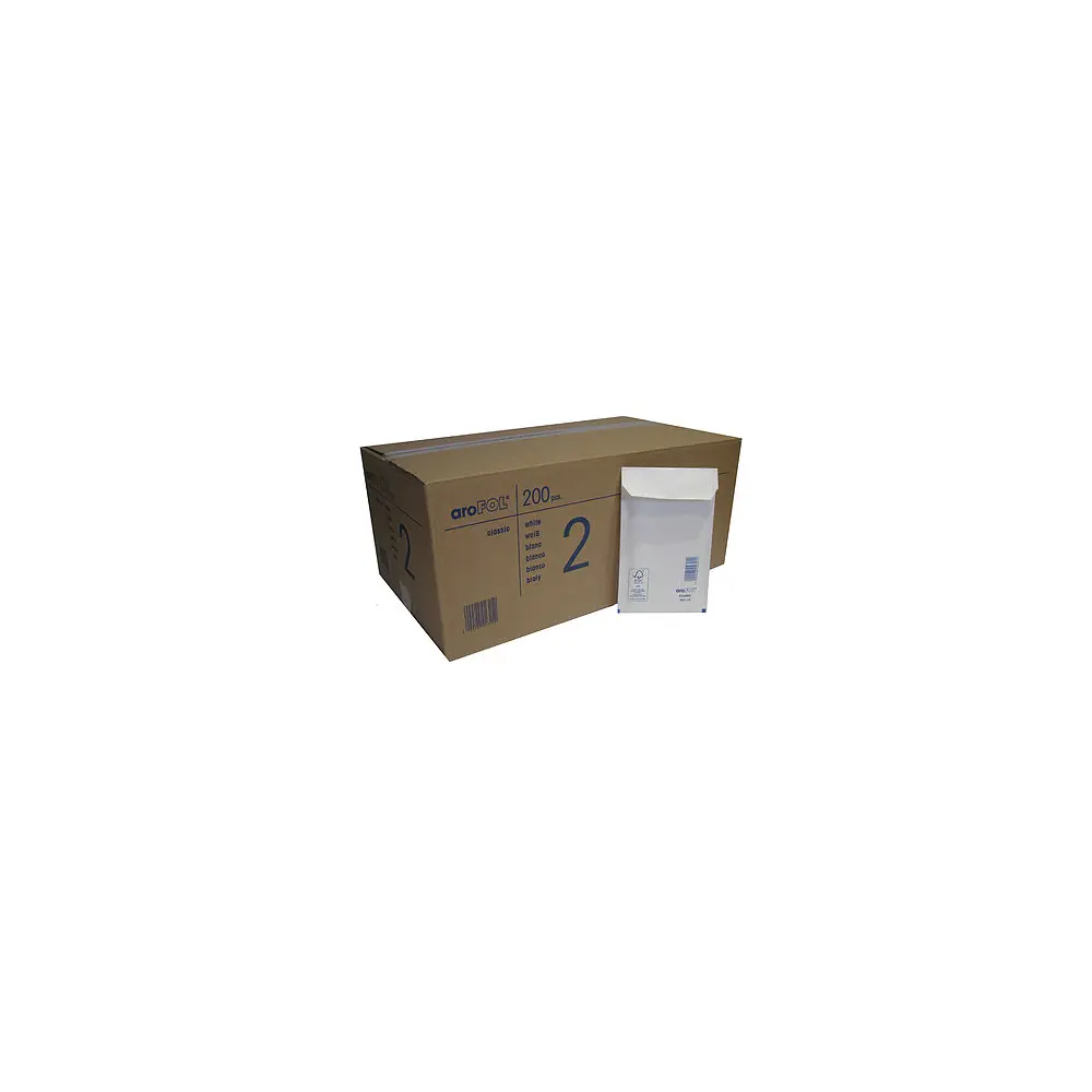 Brown padded envelope No. 2, 120x215mm
