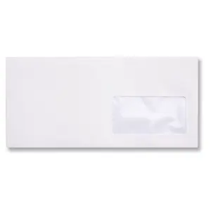 Kuverta AMER. DO BELA 110x230mm 90gr SI