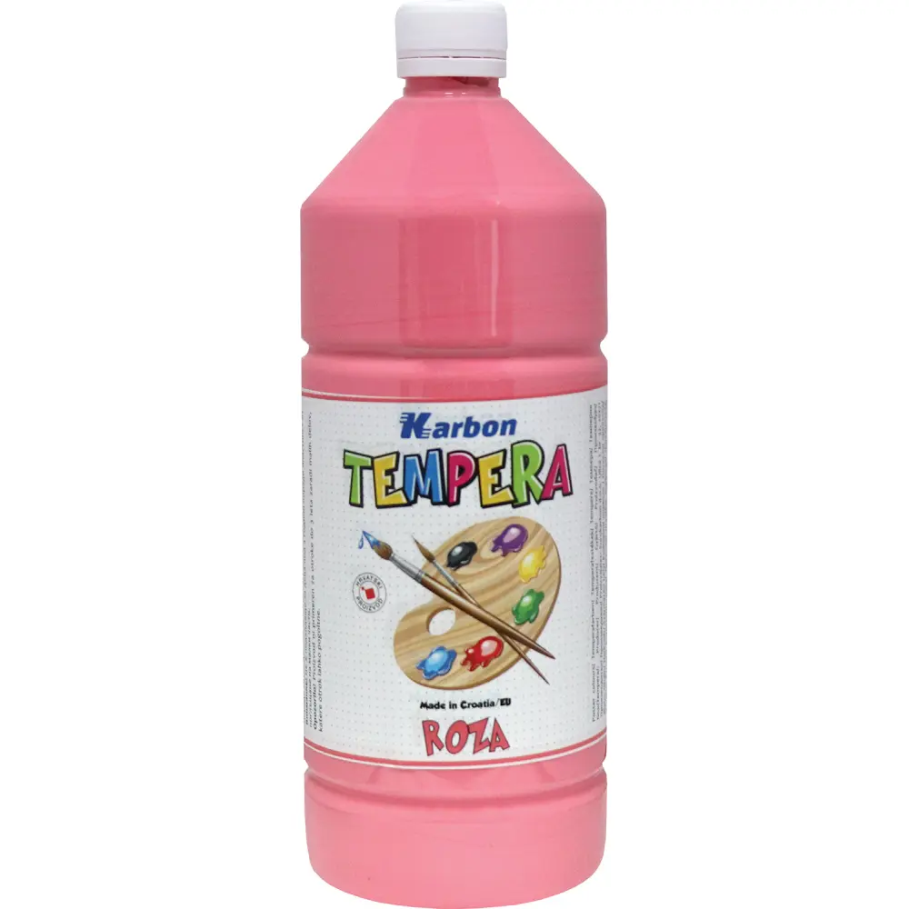 BARV. TEMPERA KARBON ROZA 1000ML