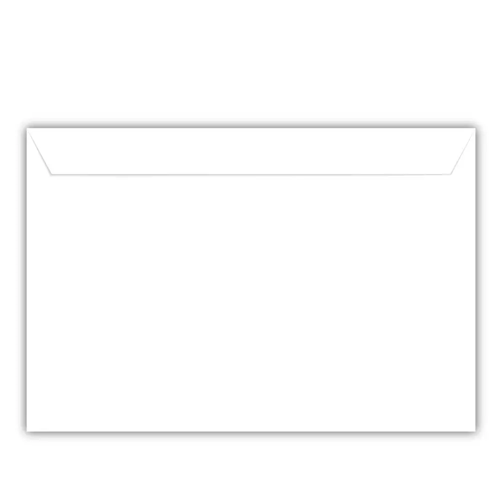 Kuverta B6 BELA 120x180mm 80gr 100/1 SI