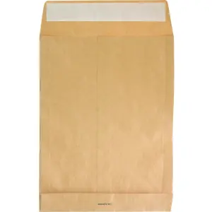 Kuverta vrečka B4/4 RJAVA 250x353x40mm