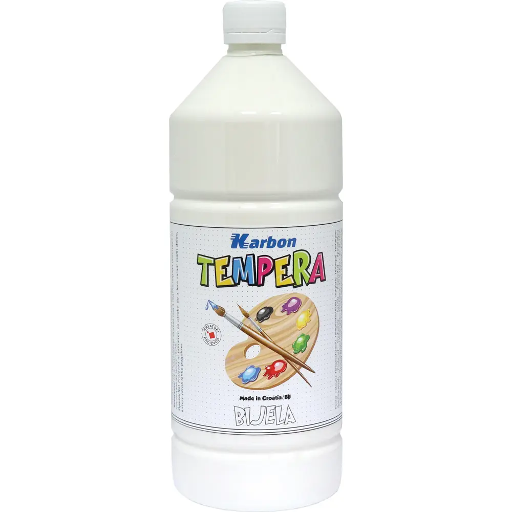 BARV. TEMPERA KARBON BELA 1000ML