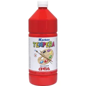 BARV. TEMPERA KARBON RDEČA 1000ML