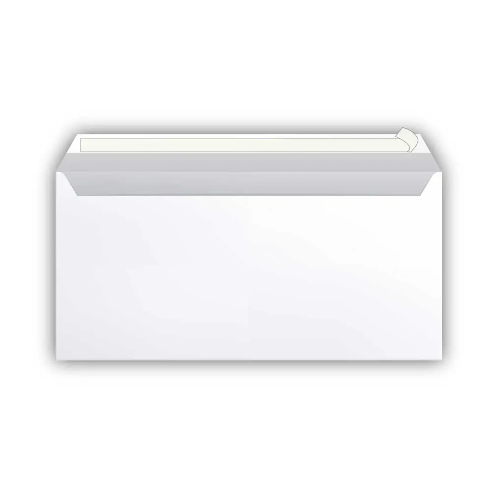 Kuverta AMER. DO BELA 110x230mm 80gr SI