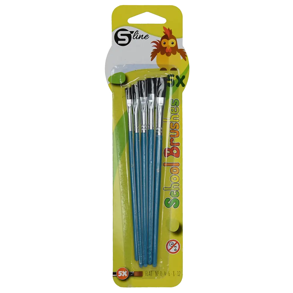 ČOPIČ S-LINE PLOŠČATI 5/1 BLISTER