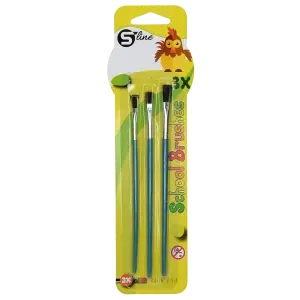 ČOPIČ S-LINE PLOŠČATI 3/1 BLISTER