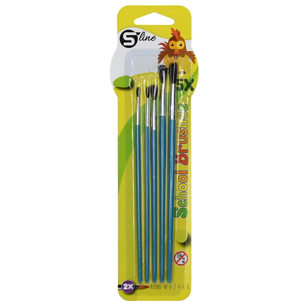 ČOPIČ S-LINE OKROGLI 5/1 BLISTER