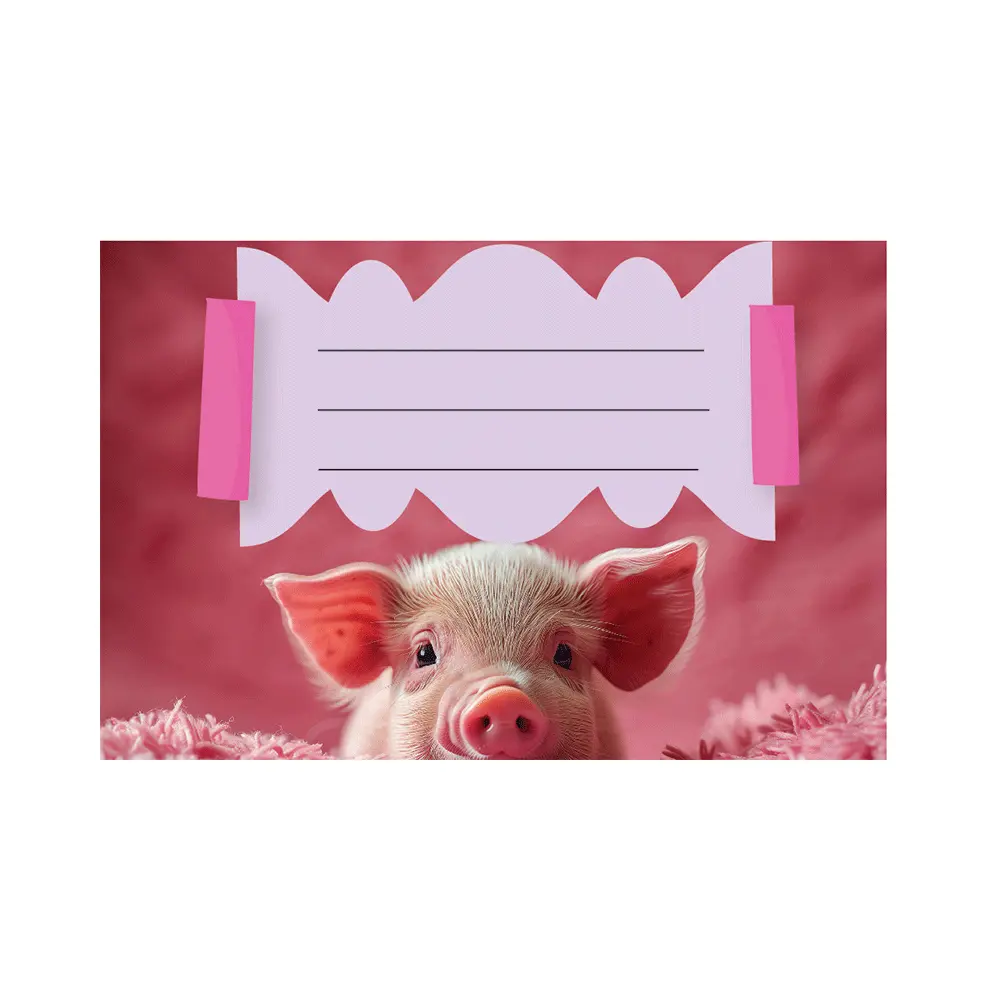 Nalepke za zvezke ANIMAL CUTE 10/1