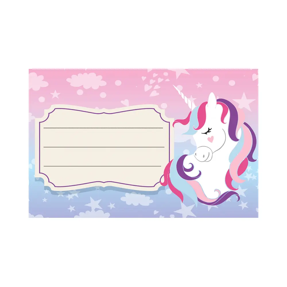 Nalepke za zvezke KIDS GIRLS 10/1