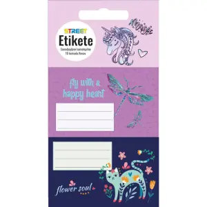 Nalepke za zvezke KIDS GIRLS 10/1