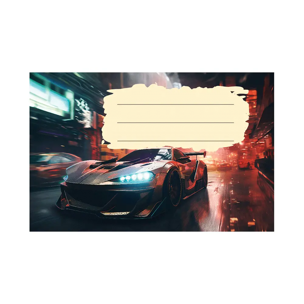 Nalepke za zvezke TEEN BOYS 10/1