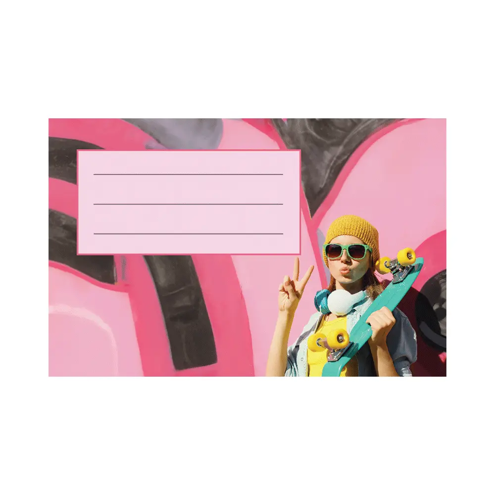 Nalepke za zvezke TEEN GIRLS 10/1