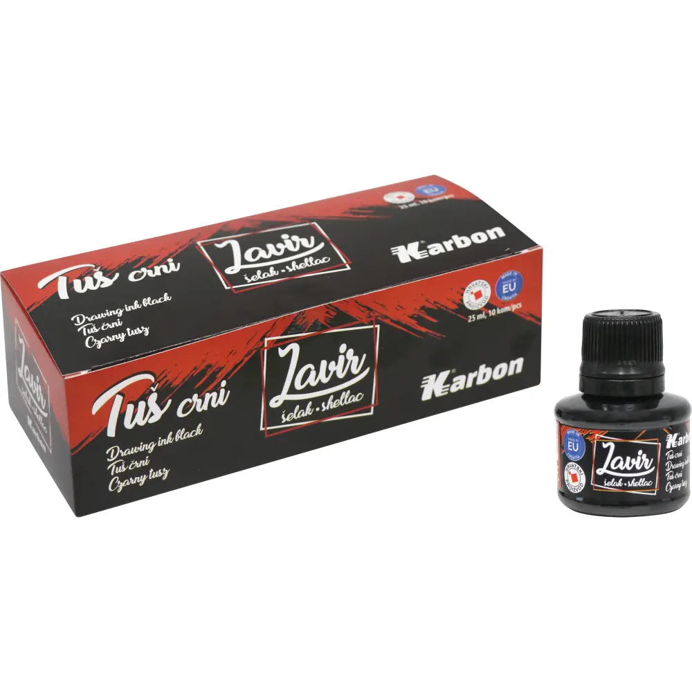 TUŠ KARBON ČRN LAVIR 25 ML