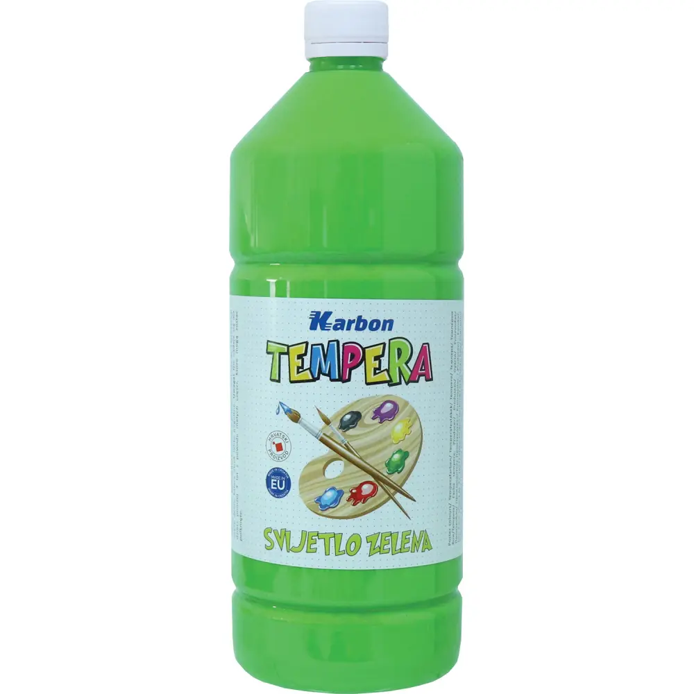 BARV. TEMPERA KARBON SV.ZELENA 1000ML