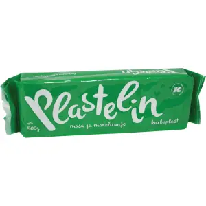 PLASTELIN KARBON ZELEN 500G