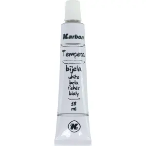 BARV. TEMPERA KARBON 18ml 10/1 BELA