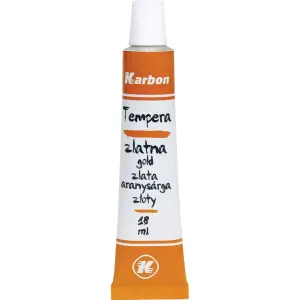BARV. TEMPERA KARBON 18ml 10/1 ZLATA
