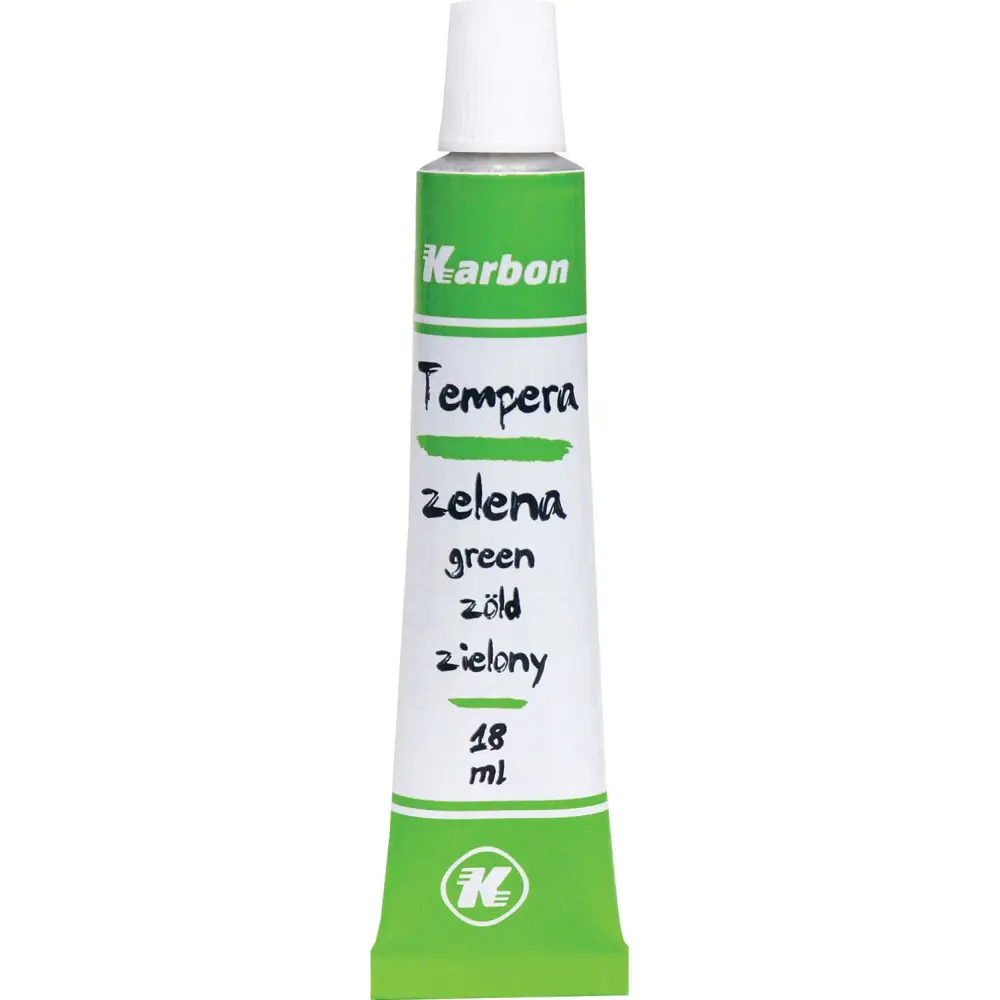 BARV. TEMPERA KARBON 18ml 1/10 ZELENA