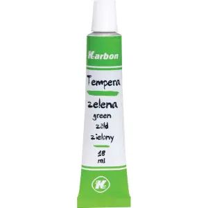 BARV. TEMPERA KARBON 18ml 1/10 ZELENA