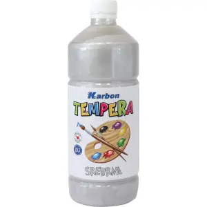 BARV. TEMPERA KARBON SREBRNA 1000ML
