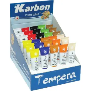 BARV. TEMPERA KARBON 18ml 1/30 SORT DIS.