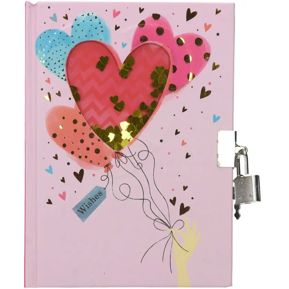 DIARY WITH LOCK GIRLS SORT