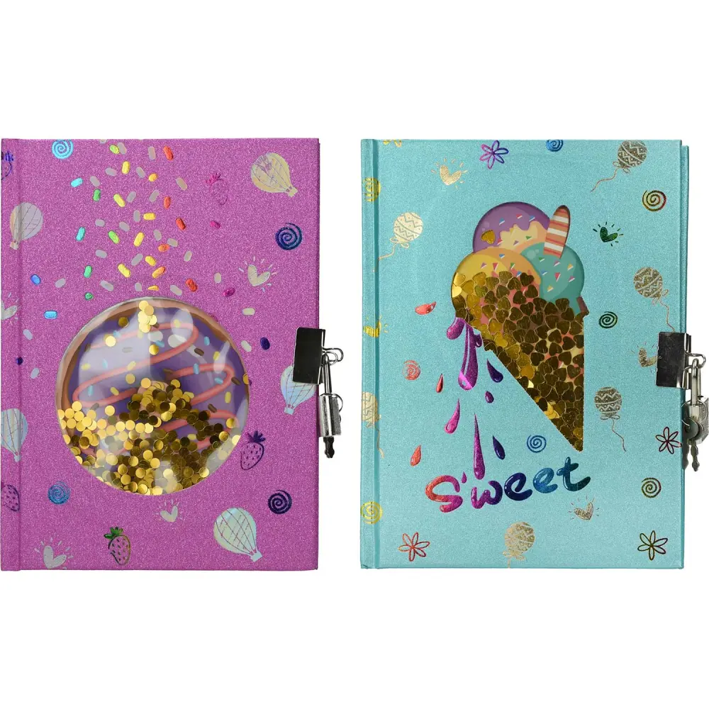 DIARY WITH LOCK SWEETS SORT