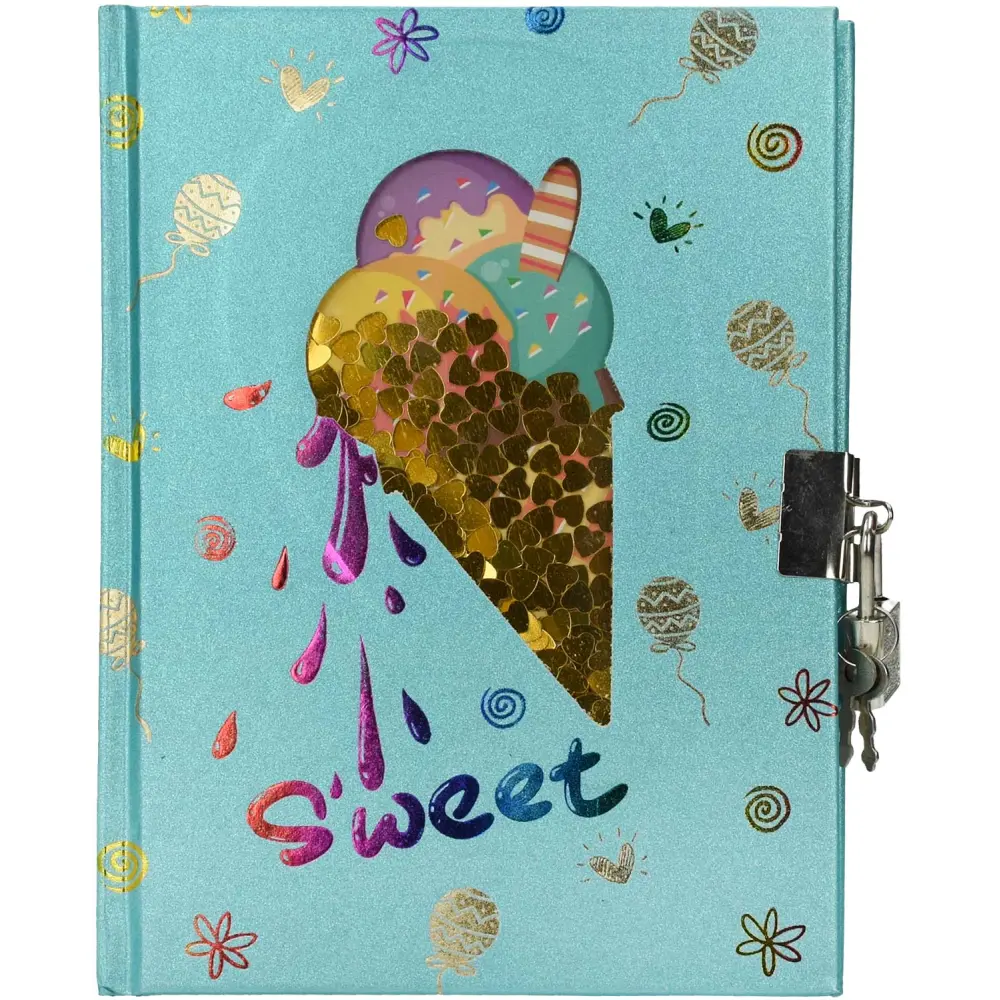 DIARY WITH LOCK SWEETS SORT