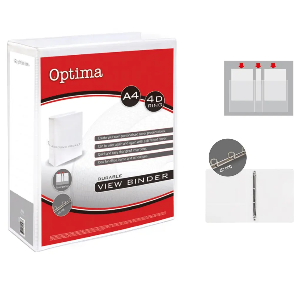 A4 view binder, 4 rings