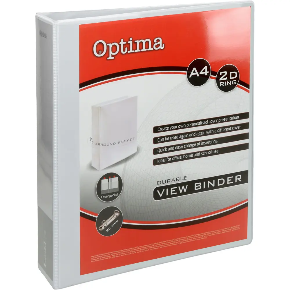 Rinčna mapa A4 za prezentacije, 2 rinki